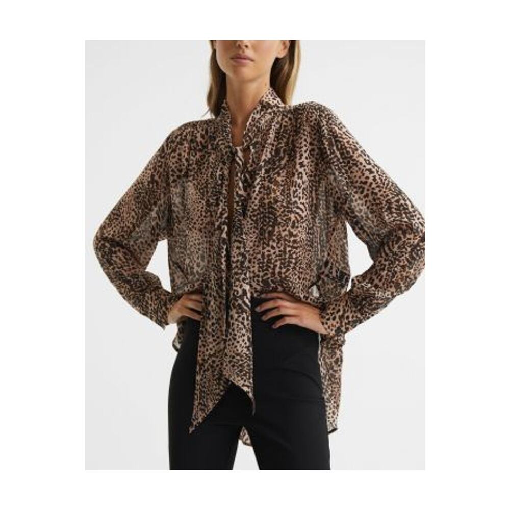 Reiss 'Tora' Brown Blouse Size 0